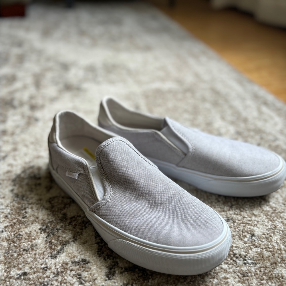 EUC vans comfy cush gray/white